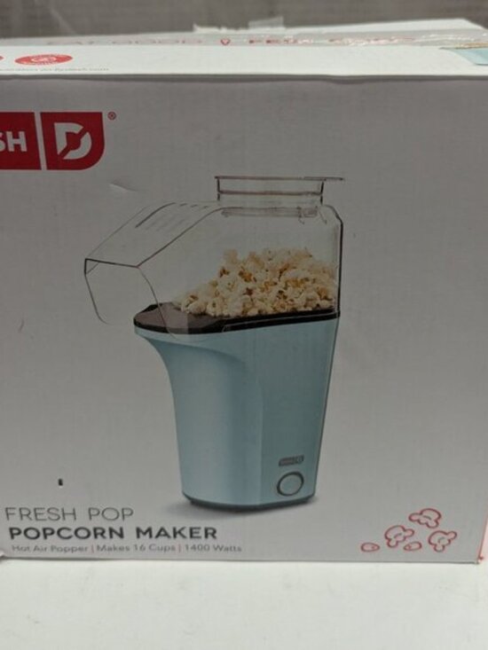 Dash Other - DASH Hot Air Popcorn Popper Maker with Measuring Cup 16 Cups- Aqua